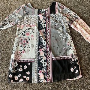 Long sleeve sheath dress